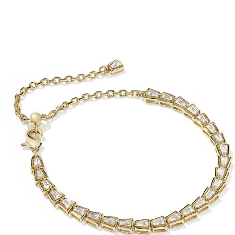 Kendra Scott Gold Bella Tennis Bracelet NWT